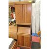 Image 2 : WOOD TONE BEDROOM SET INCLUDES QUEEN BEDFRAME