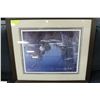 Image 1 : "LOON ON THE WATER" BY JOHN HEBERT PRINT FRAMED &
