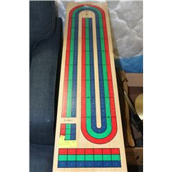 CRIBBAGE GAME TABLE