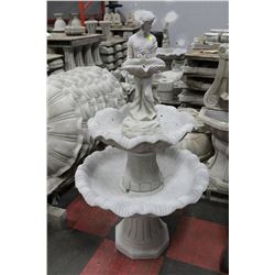 LARGE DBL LEAF LADY FOUNTAIN