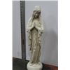 Image 1 : MEDIUM WHITE PAINTED MARY STATUE