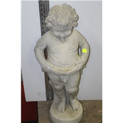 CONCRETE LITTLE PEEING BOY STATUE