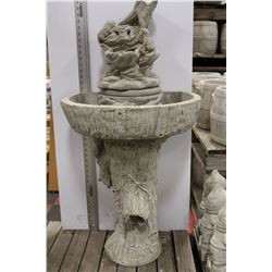 CONCRETE BADGER FOUNTAIN