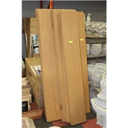 SET OF 10 MATCHING BI-FOLDING DOORS