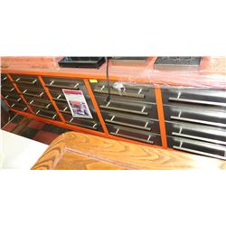 NEW HD 20 DRAWER WORK BENCH W/ 40" HANGING WALL