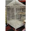 Image 1 : LARGE WROUGHT IRON BIRD CAGE