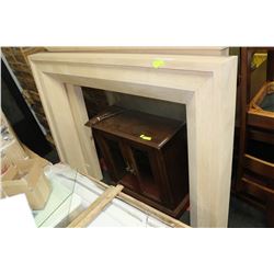 WOOD UNFINISHED MAPLE FIREPLACE MANTLE