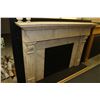Image 1 : FAUX FINISH "MARSEILLE" STYLE FIRPLACE MANTLE