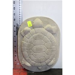 OVAL CONCRETE TURTLE STEPPING STONE