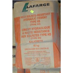 BAG OF LAFARGE HIGH SULPHATE RESISTANT HYDRAULIC