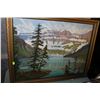 Image 1 : "CAMERON LAKE 1956" BY RUBY HODGINS FRAMED
