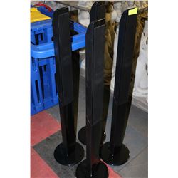 SET OF 4 SAMSUNG TALL STANDING SURROUND SPEAKERS