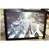 Image 1 : FRAMED HOLOGRAPHIC BEATLES PICTURE "ABBEY ROAD"