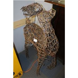 LIGHT UP REINDEER LAWN DECORATION