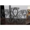 Image 1 : TWO METAL PLANT STANDS - HOLDS 3 PLANTS EACH
