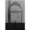 Image 1 : BLACK METAL 2 TIER PLANT STAND