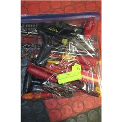 BAG OF ASSORTED HAND TOOLS