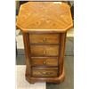 Image 1 : WOODEN 4-DRAWER NIGHT STAND