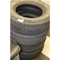 SET OF FOUR  235/70R16 TIRES