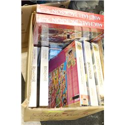 LARGE BOX OF ASSORTED PUZZLES