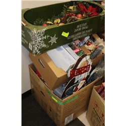 STACK OF ASST. CHRISTMAS ORNAMENTS