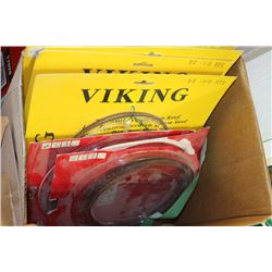 BOX W/ BANDSAW BLADES