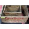 Image 1 : VINTAGE SHOT GUN SHELL CRATE & VINTAGE RED ROSE