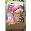Image 1 : BOX WITH 3 ROYAL FAMILY COFFEE TABLE BOOKS