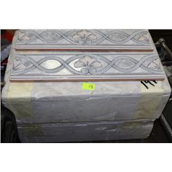 2 BOXES OF WALL TILE TRIM