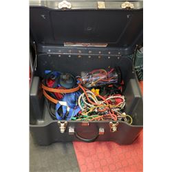 LARGE LOCKABLE HARD PLASTIC CASE W/