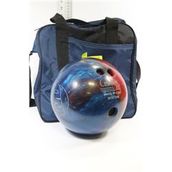 12LBS BOWLING BALL IN BAG