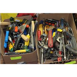 2 BOXES OF HAND TOOLS