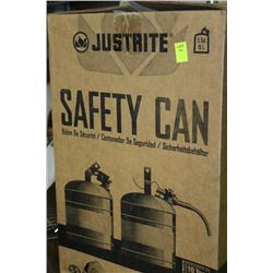"JUST RITE" METAL 5 GALLON FUEL CAN
