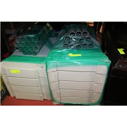 PLANO PORTABLE 4 & 5 TIER SHELVES X2