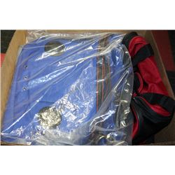 BOX W/ TRAVEL BAG, STORAGE SAVERS,