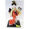 Image 1 : 16" TALL PORCELAIN GEISHA DOLL