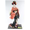 Image 1 : 21" TALL PORCELAIN GEISHA DOLL