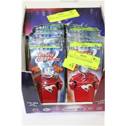 BOX OF JERSEY LIGHT LED KEYCHAINS