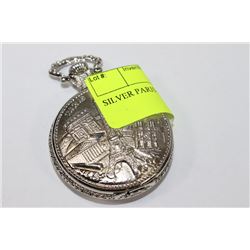 SILVER PARIS POCKET WATCH