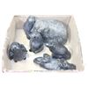 Image 1 : LOT OF SMALL 'WOLF SCULPTURE' CARVINGS