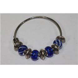 HAND CRAFTED PANDORA STYLE HINGED BRACELET