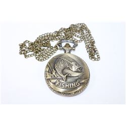 "FISHING" POCKET WATCH