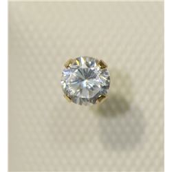 14K GOLD CUBIC ZIRCONIA NOSE RING