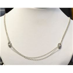 STERLING SILVER ADJUSTABLE NECKLACE