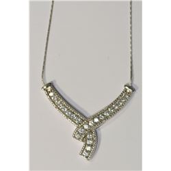 STERLING SILVER CUBIC NECKLACE
