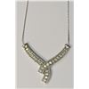 Image 1 : STERLING SILVER CUBIC NECKLACE