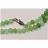 Image 2 : STERLING SILVER CHALCEDONY BEAD NECKLACE
