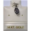 Image 1 : 14K GOLD LOLITE PENDANT