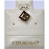 Image 1 : STERLING SILVER SMOKEY QUARTZ PENDANT
