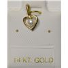 Image 1 : 14K GOLD PEARL PENDANT